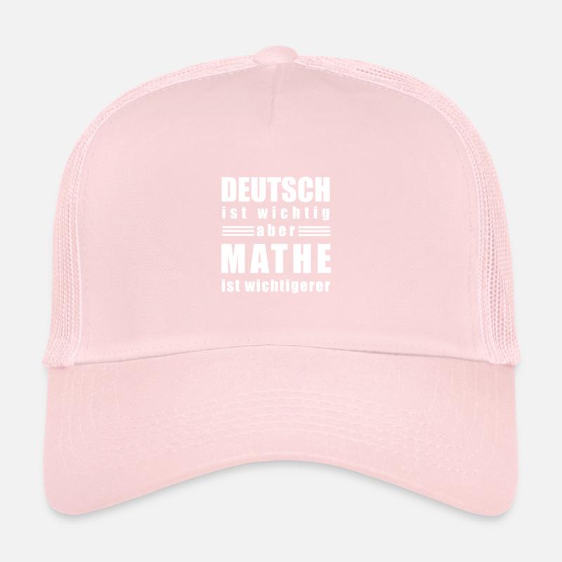 Math German Math Teacher Learning Funny Gift Trucker Cap