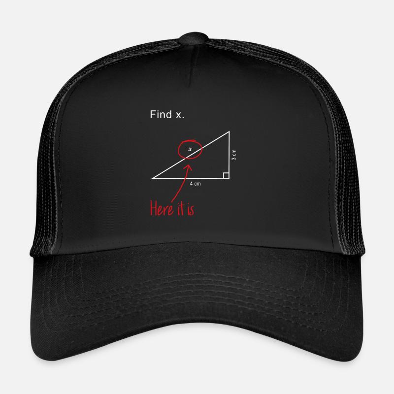 Conception mathématique Casquette trucker 