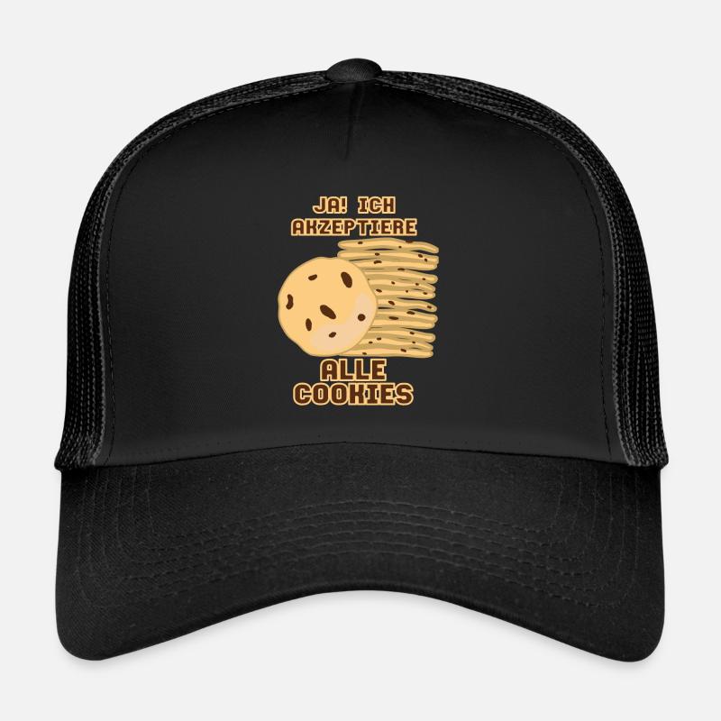 Yes! I accept all cookies - Trucker Cap - black/black