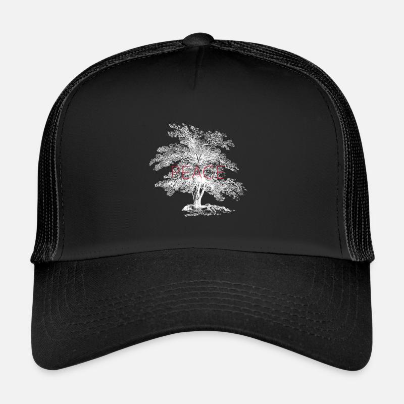 peace - Trucker Cap - black/black