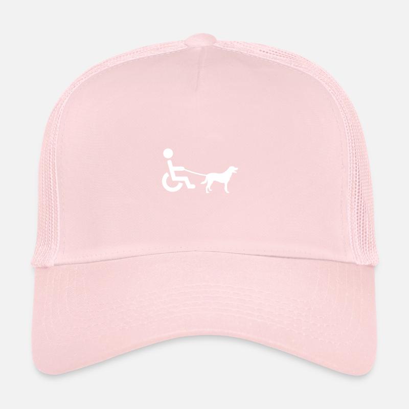 Rollstuhlfahrer Geschenk Labrador Lustig Hund Trucker Cap