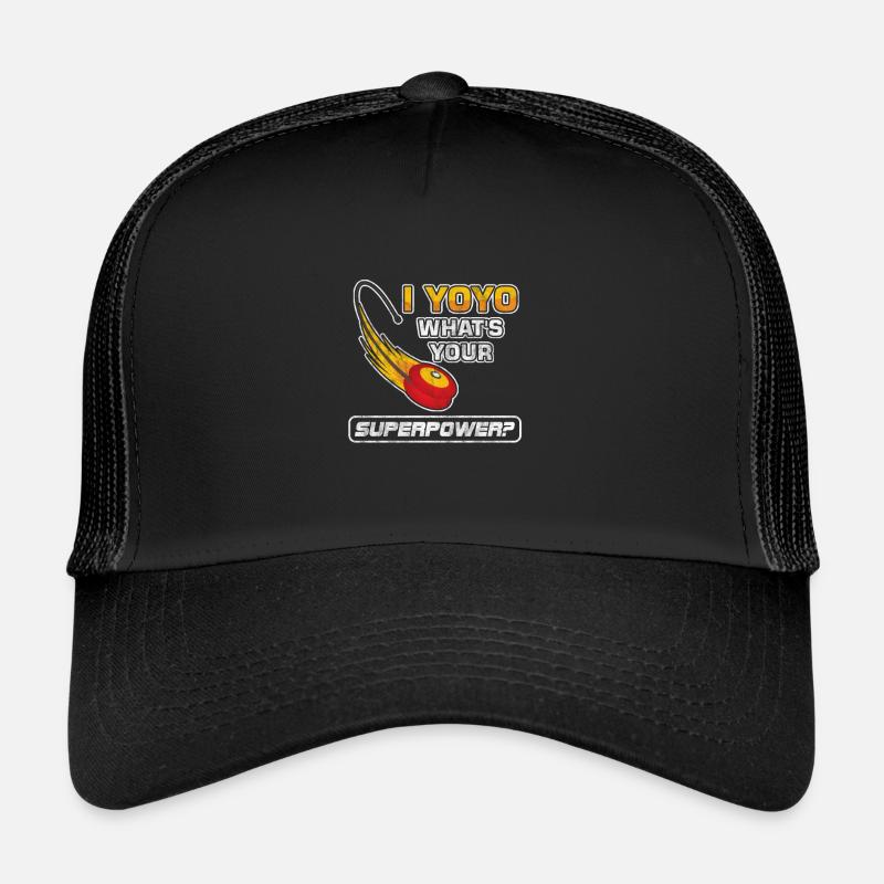 Professionelles Spielzeug Spielzeug Stringed Game Zeitvertreib - Trucker Cap - Schwarz/Schwarz