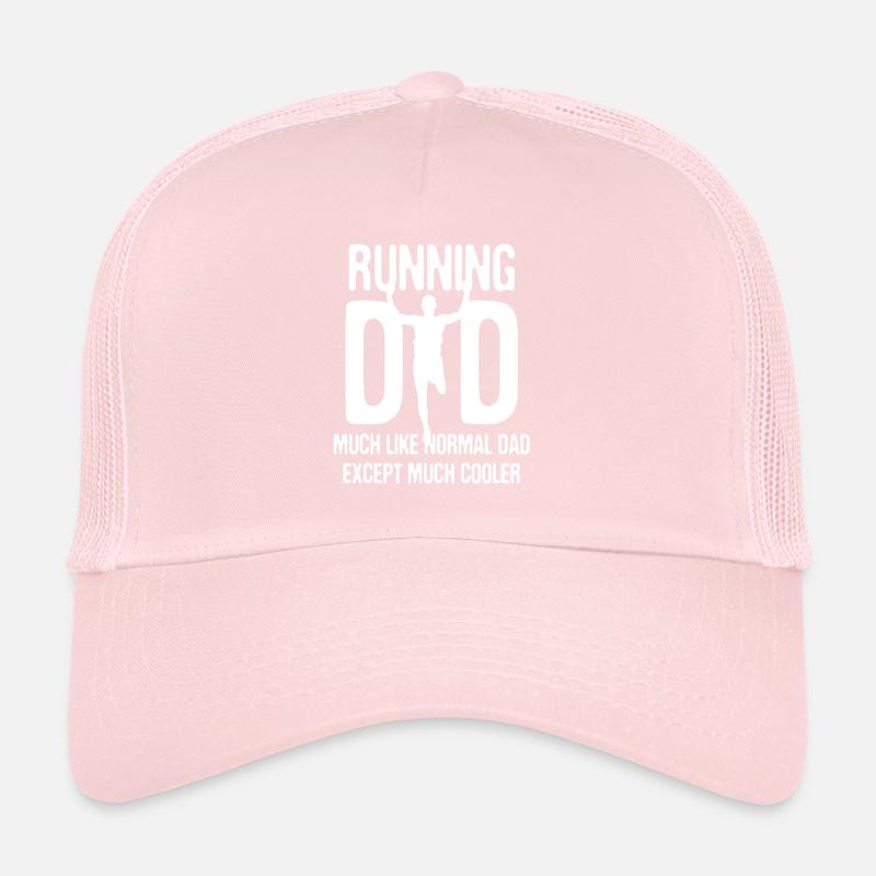 Running Dad Cool Dady Father's Day Gift Trucker Cap