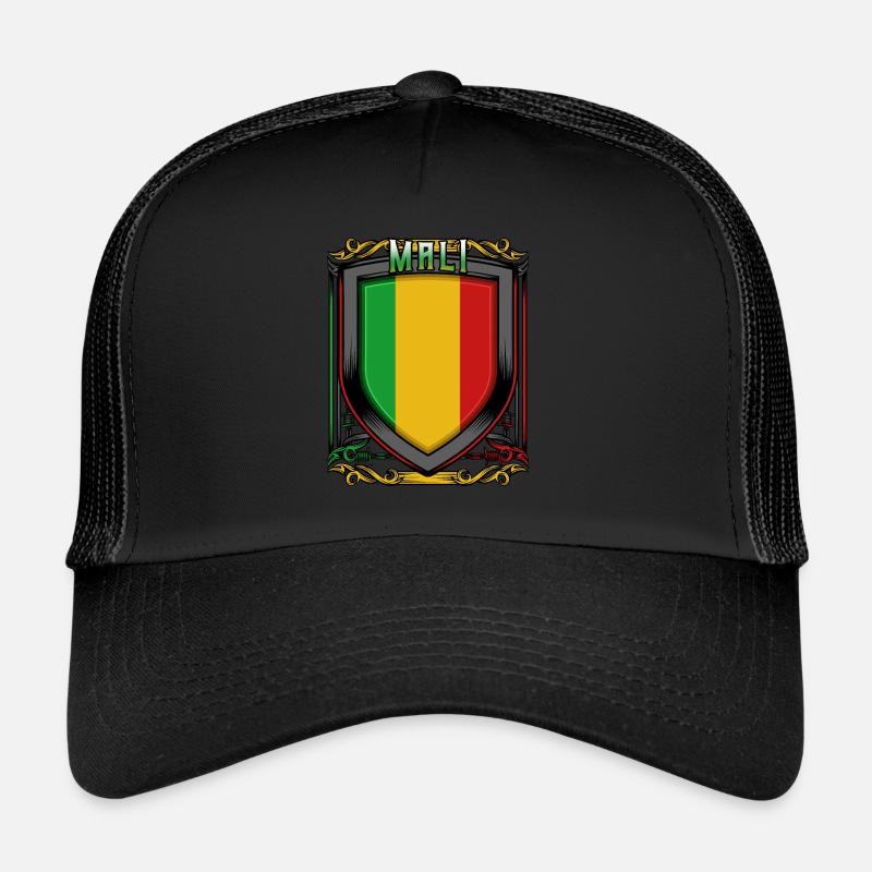 Malische Wappen Republik Mali Malier Geschenkidee Trucker Cap