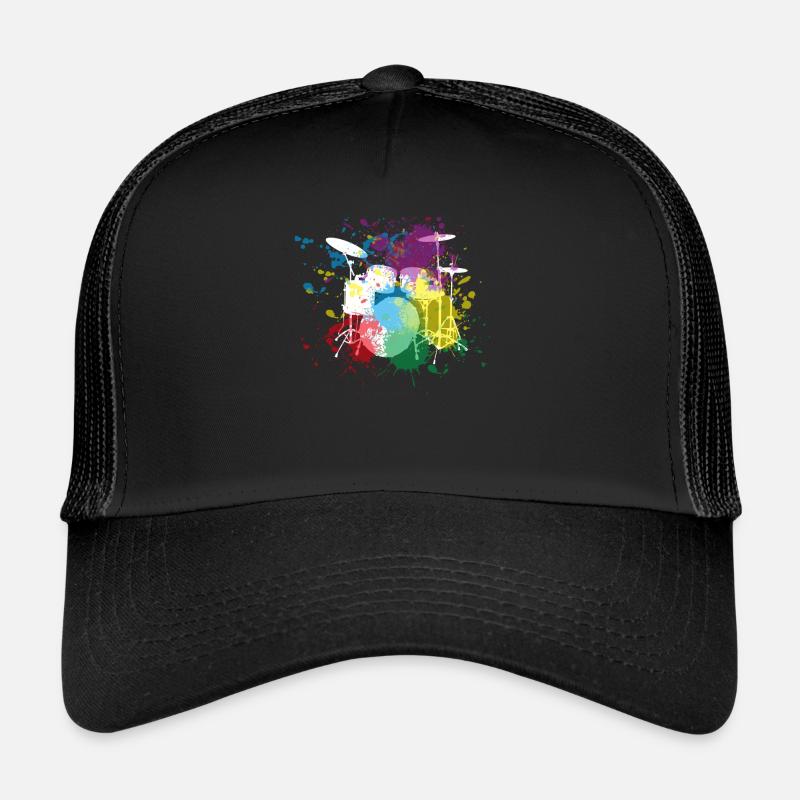 Drummer Geschenk für Schlagzeuger Drums Trucker Cap