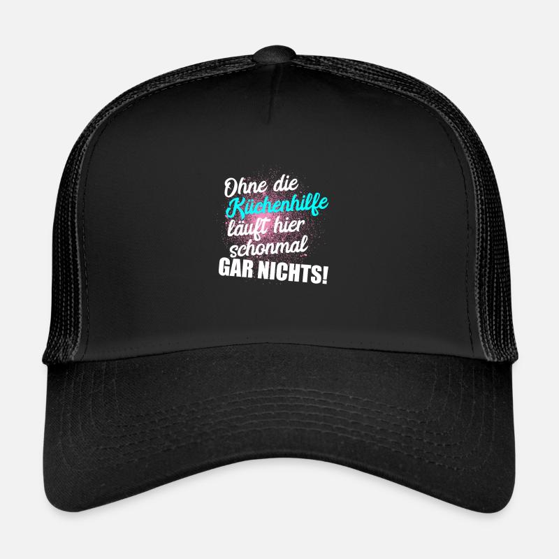 Küchenhilfe Beikoch Gastro Küche Geschenk Idee Trucker Cap