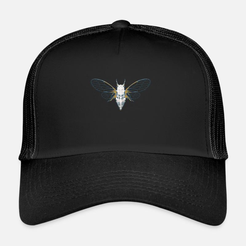Cicada graphic pastel colors Trucker Cap