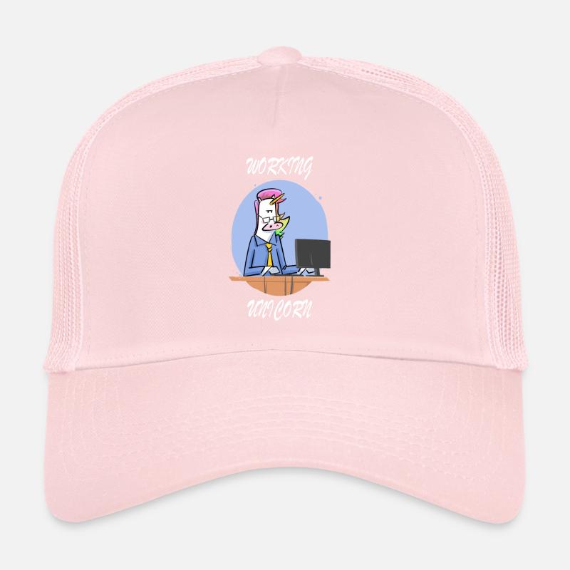 Workaholic Einhorn Trucker Cap