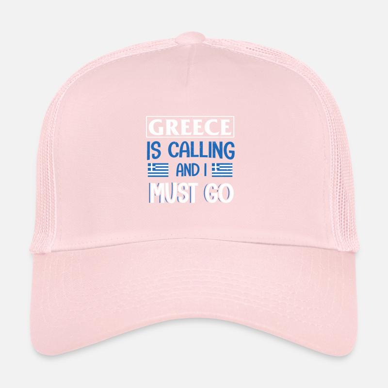 Grèce Drapeau grec Cadeau Drôle Casquette trucker 