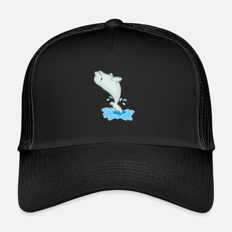 Weißwal Beluga Wal Comic Meer Witzig Geschenk Trucker Cap
