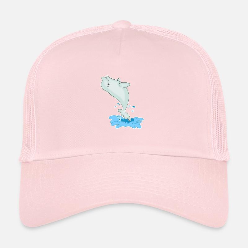 Weißwal Beluga Wal Comic Meer Witzig Geschenk Trucker Cap