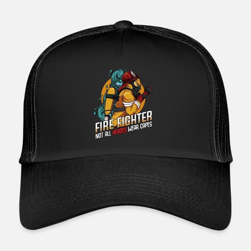 Feuerwehr Superheld Statement Sprüche Geschenkidee Trucker Cap