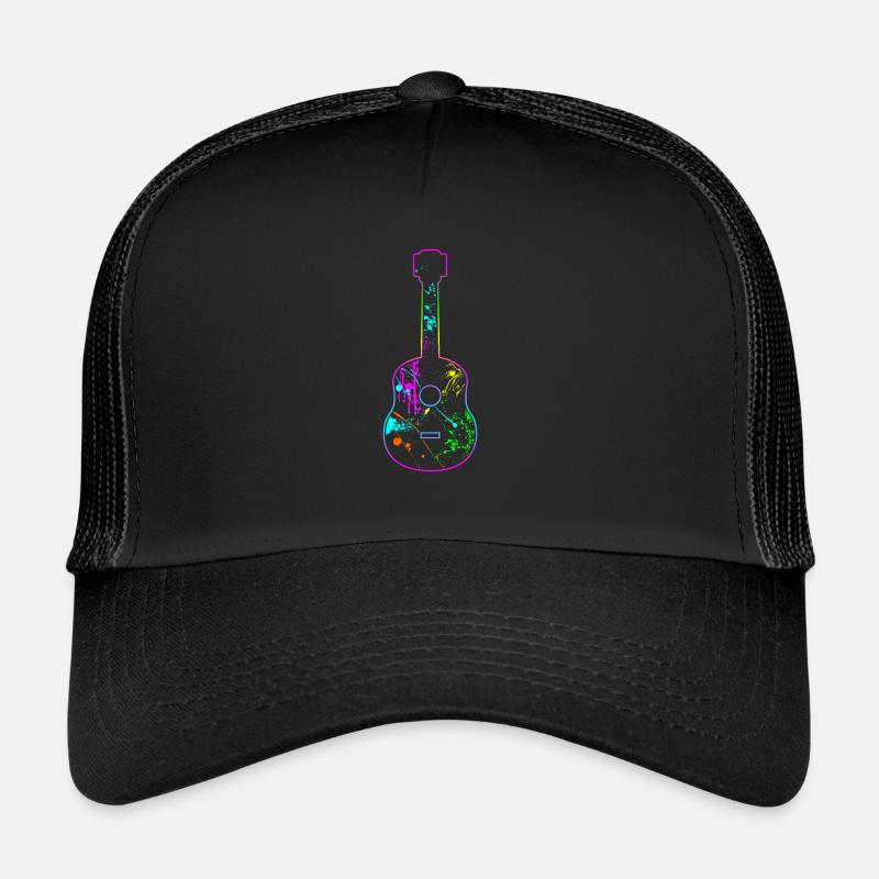 guitar - Trucker Cap - black/black