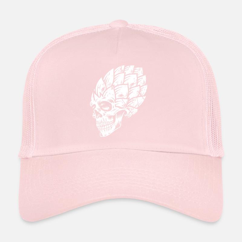 Beer brewer hops grilling Goasmaß Skull Trucker Cap