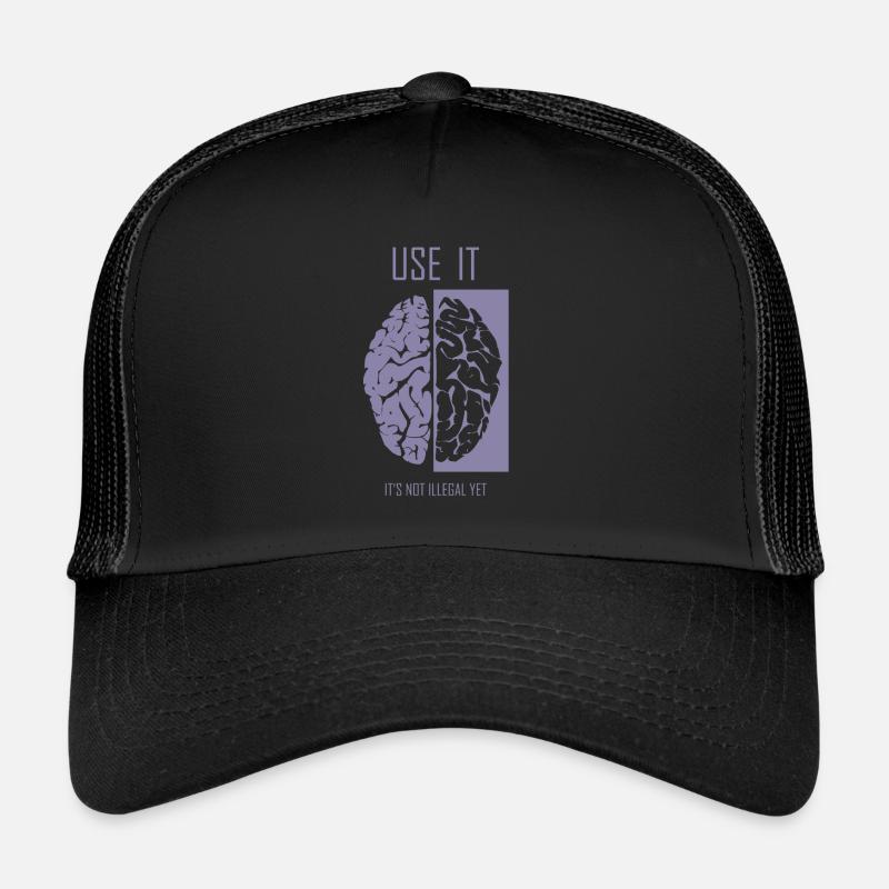 Utilisez votre cerveau Casquette trucker 