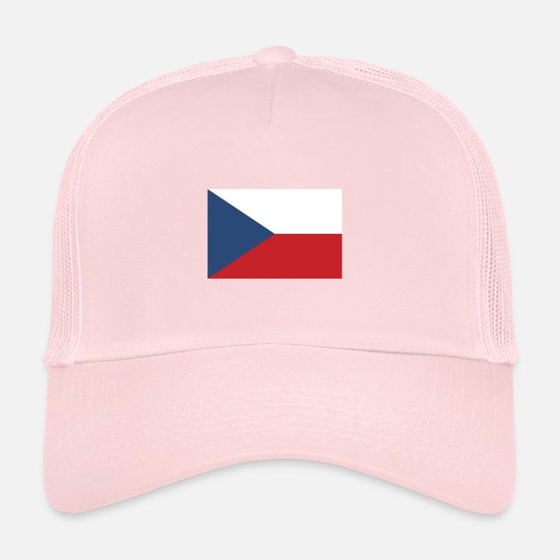 Drapeau tchéquie, drapeau tchèque, Czechia Casquette trucker 