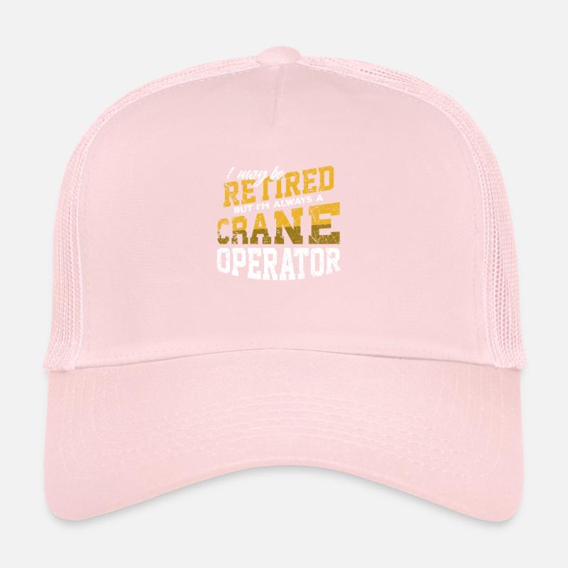 Kranführer Rente Kranfahrer Kran Geschenk Trucker Cap