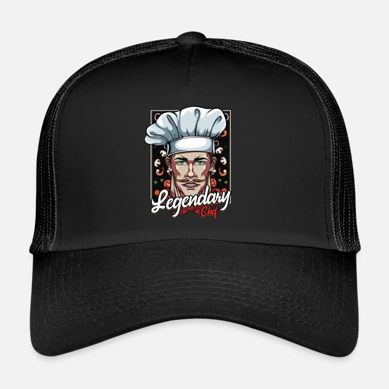 Idée cadeau Chef Chef Cuisine Cuisine Casquette trucker 
