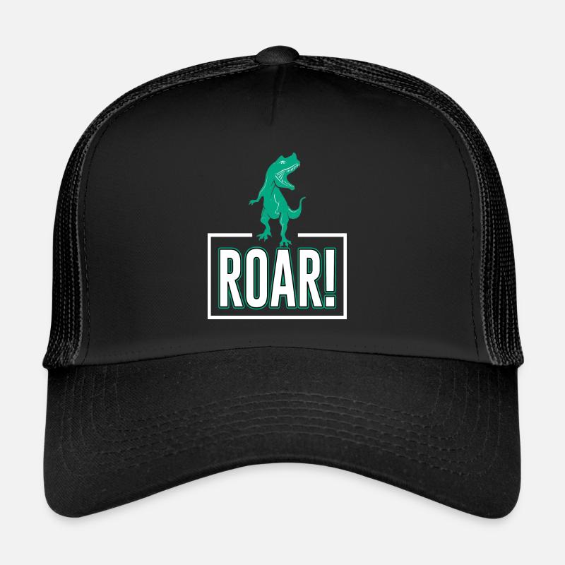 Roar Dinosaurs - Trucker Cap - black/black