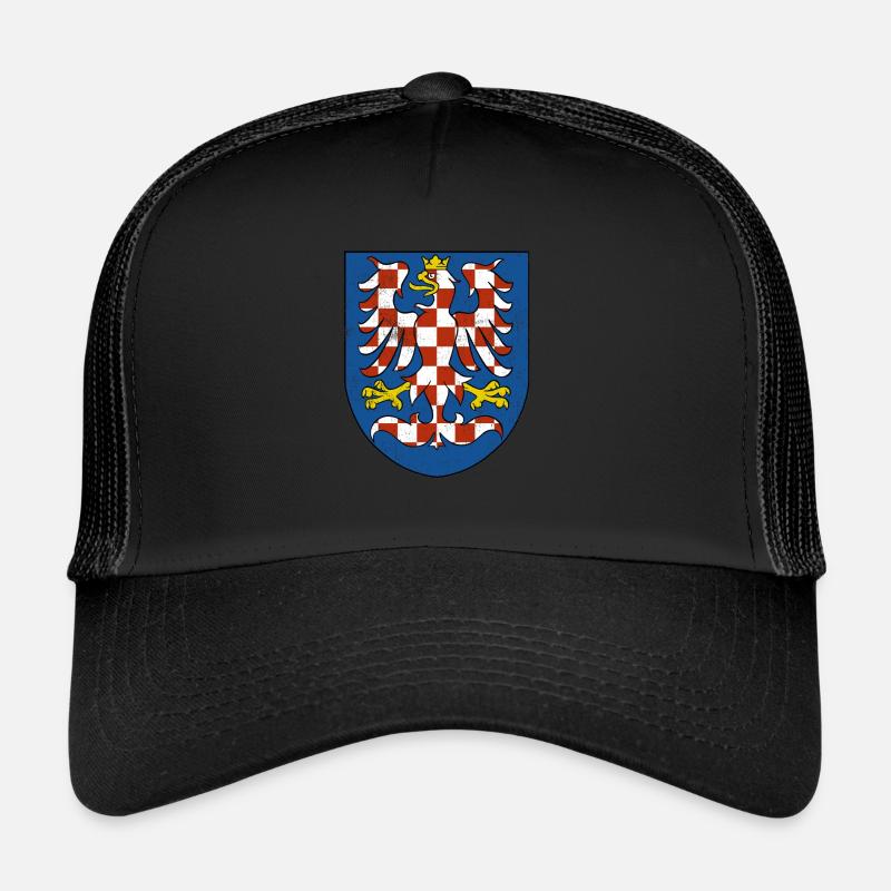 Conception de la Moravie | Vêtements moraves tchèques Casquette trucker 