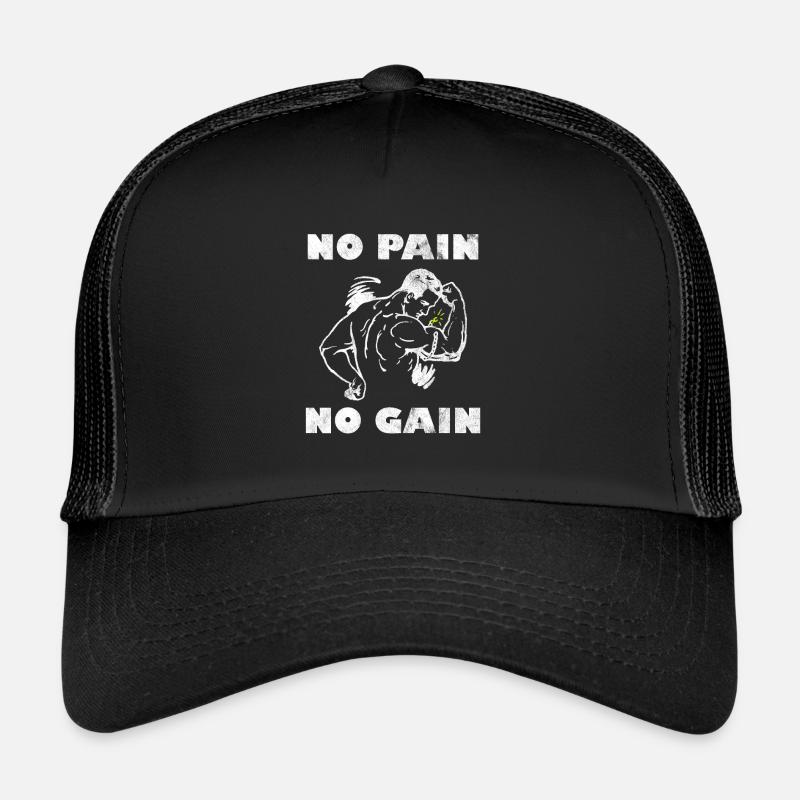 Pas de douleur, pas de gain Casquette trucker 