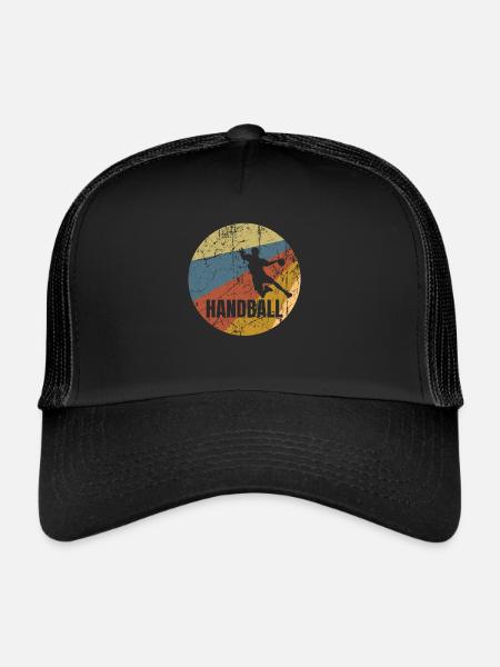 handball - Casquette trucker - noir/noir