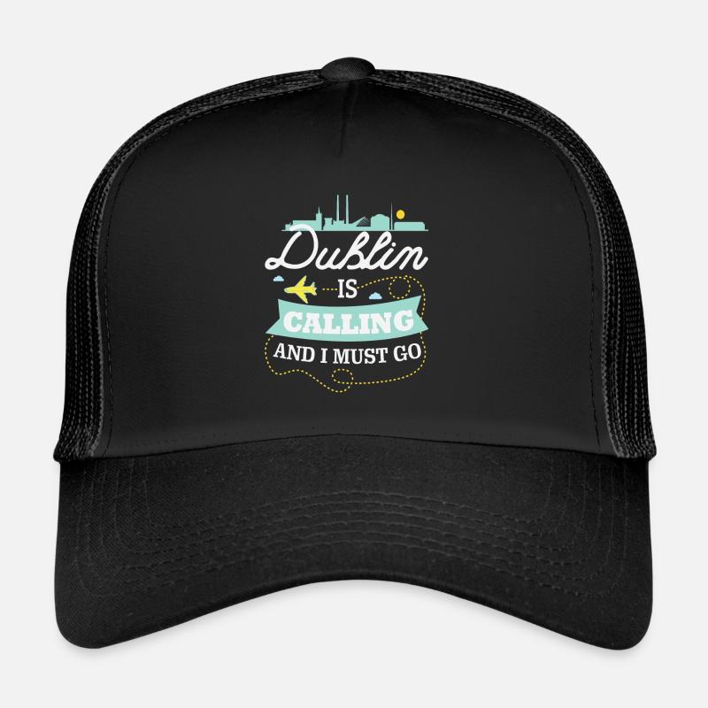 Dublin - Trucker Cap - Schwarz/Schwarz