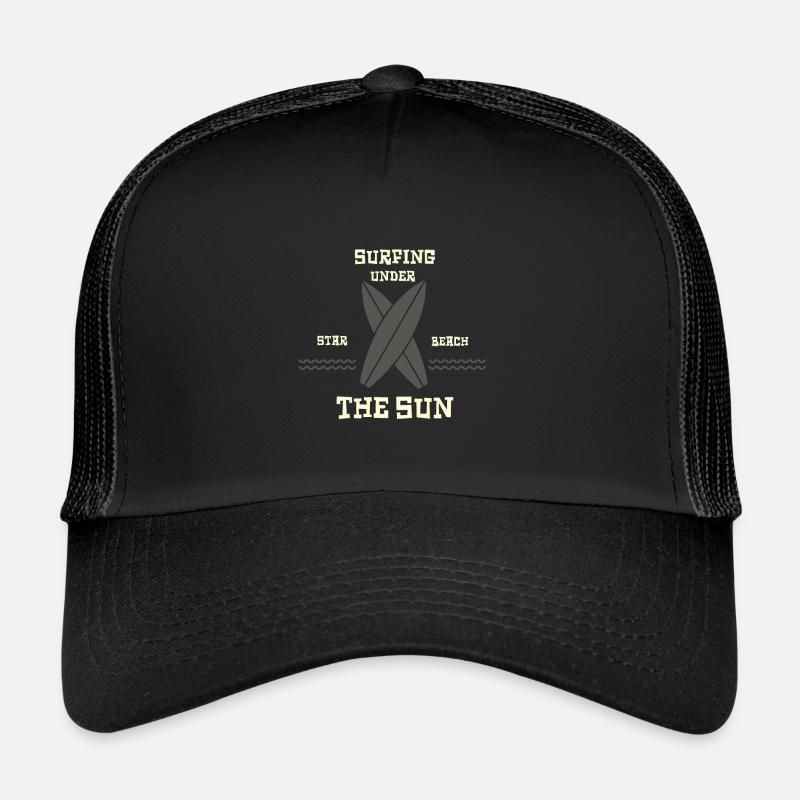Surfing under the sun Trucker Cap