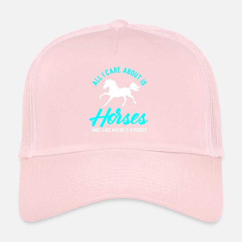 Riding horses Trucker Cap