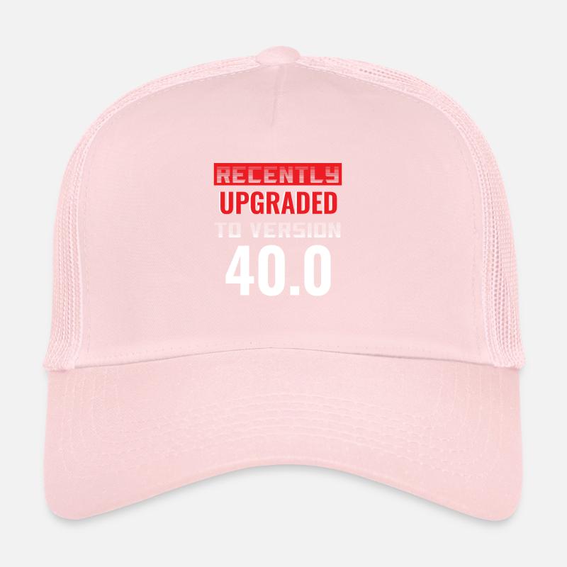 40th birthday Trucker Cap