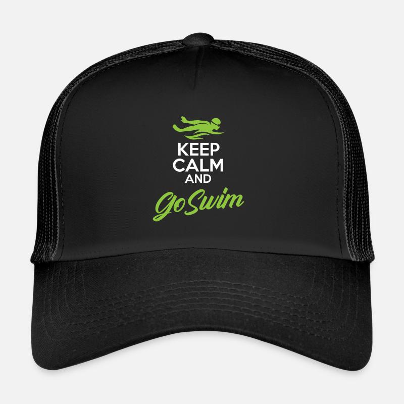 Swimming Swimmers Trucker Cap