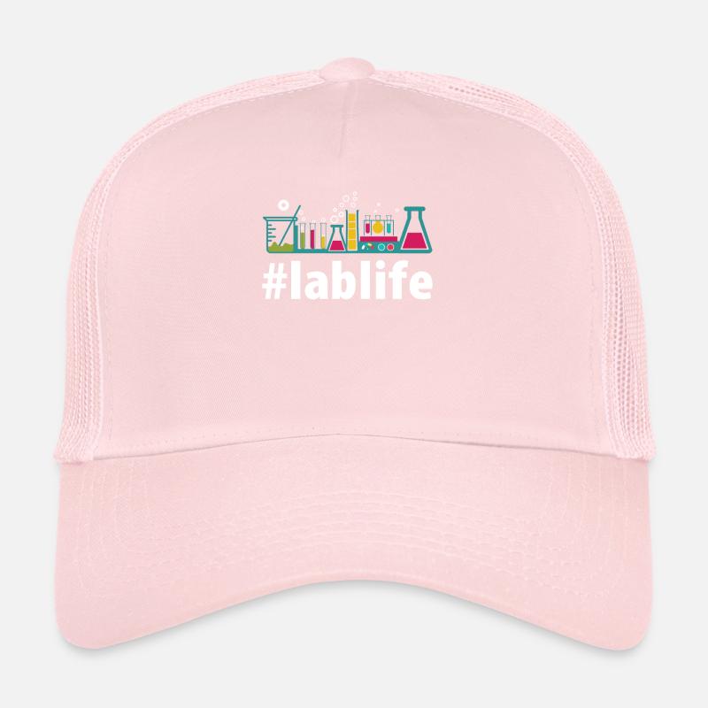 Lablife design Gift la vie en laboratoire Hashtag PhD Science Casquette trucker 