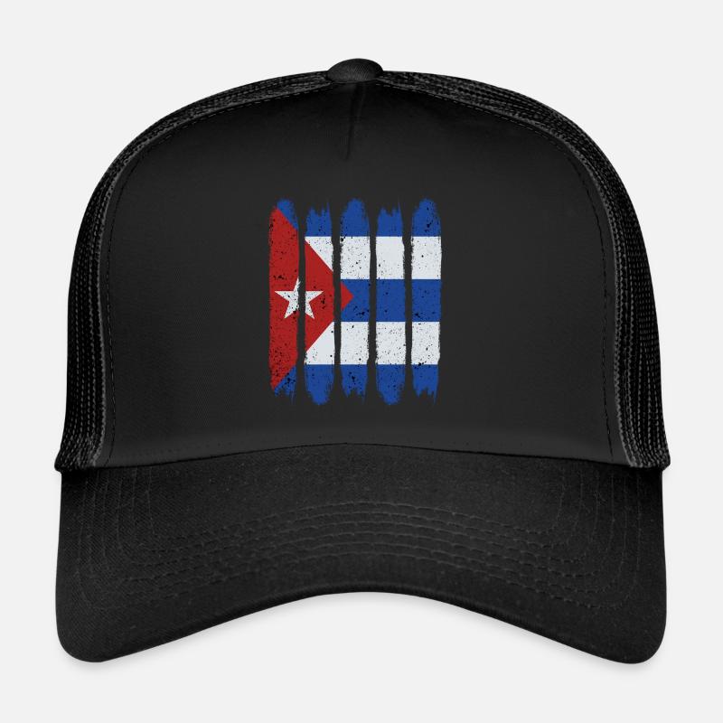 Drapeau cubain cool cadeau moderne de La Havane Casquette trucker 