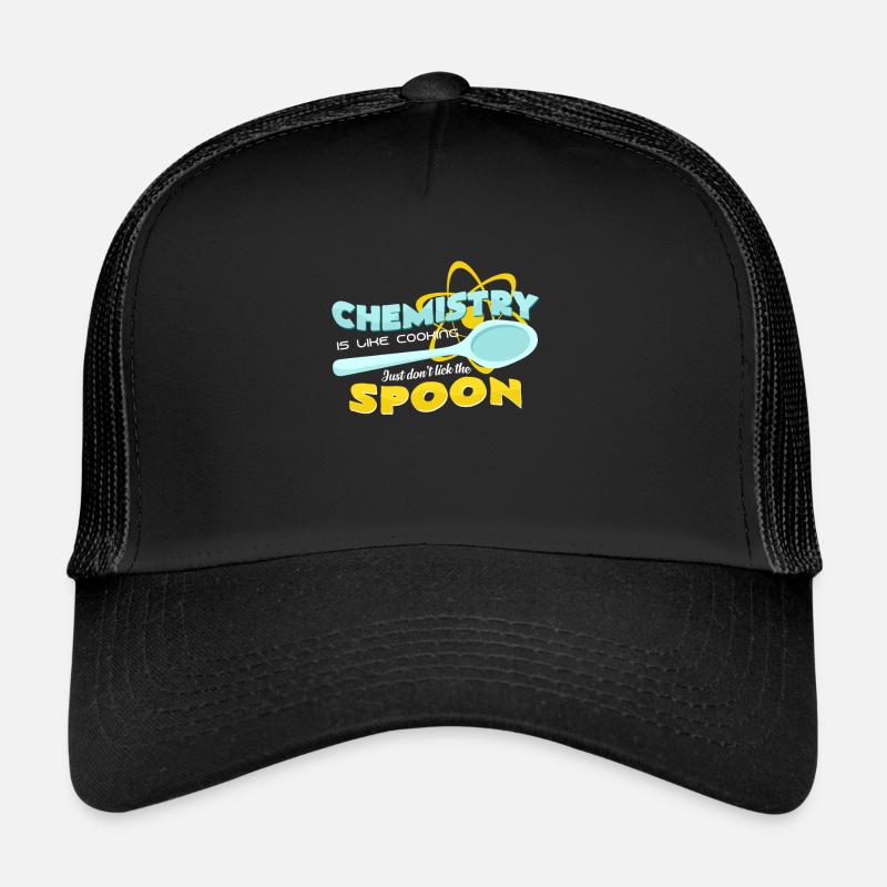 chimiste - Casquette trucker  - noir/noir