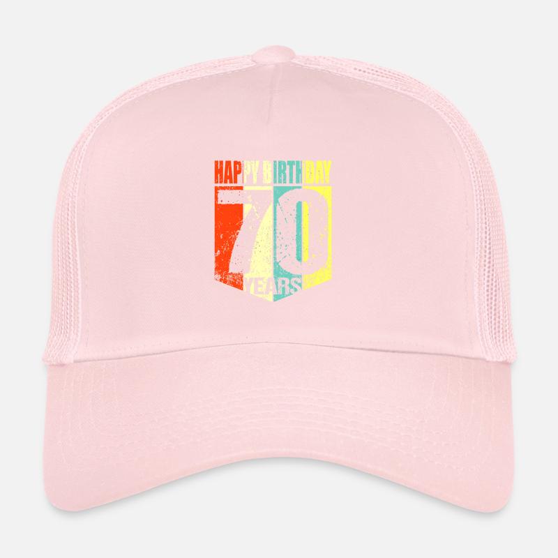 70th Birthday Trucker Cap