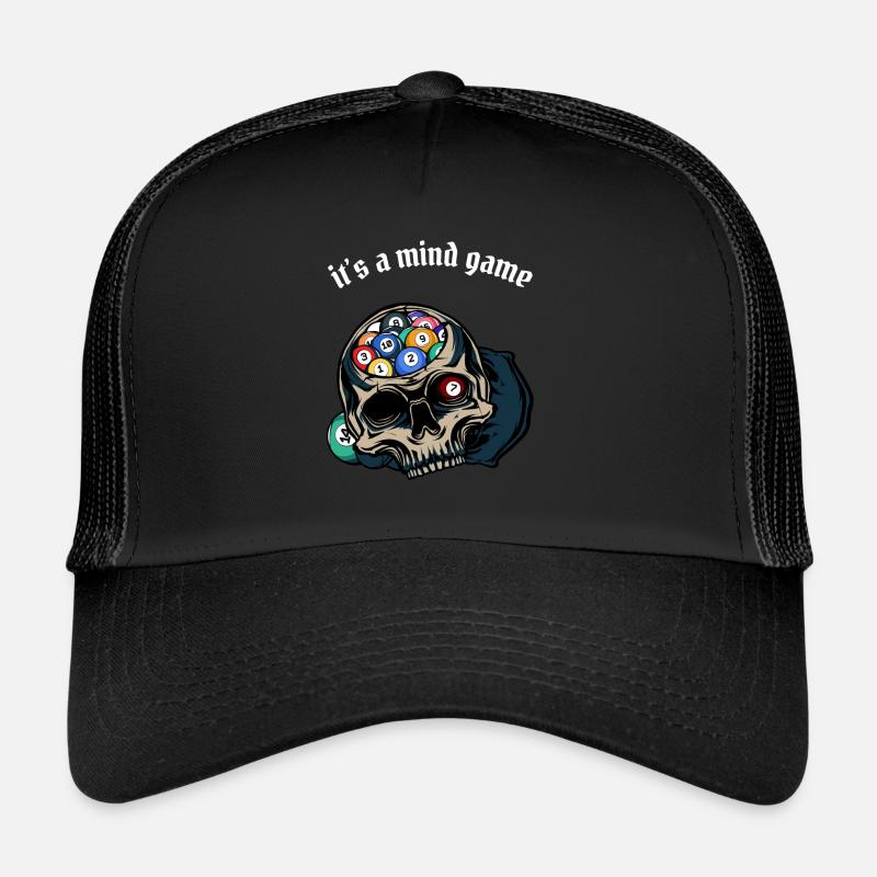 Billard - Trucker Cap - Schwarz/Schwarz