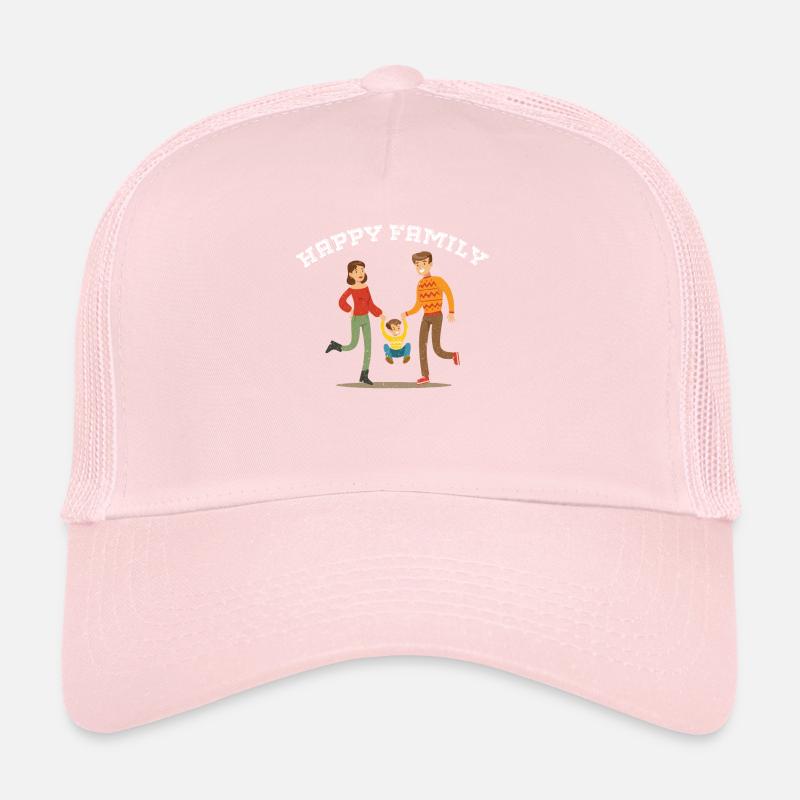 Famille heureuse Casquette trucker 