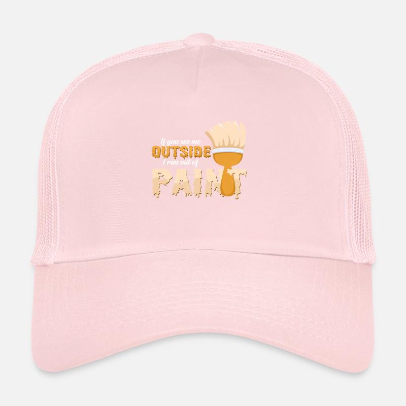 Painter and Painter Funny Sayings Cool Gift Trucker Cap
