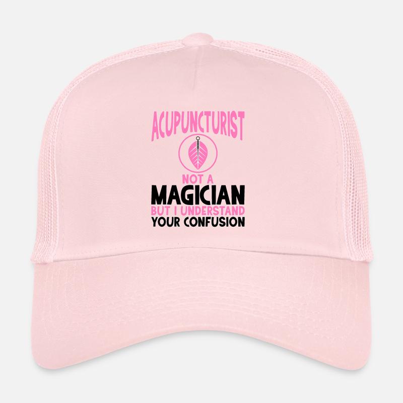 Acupuncture Les acupuncteurs ne sont pas des magiciens Casquette trucker 