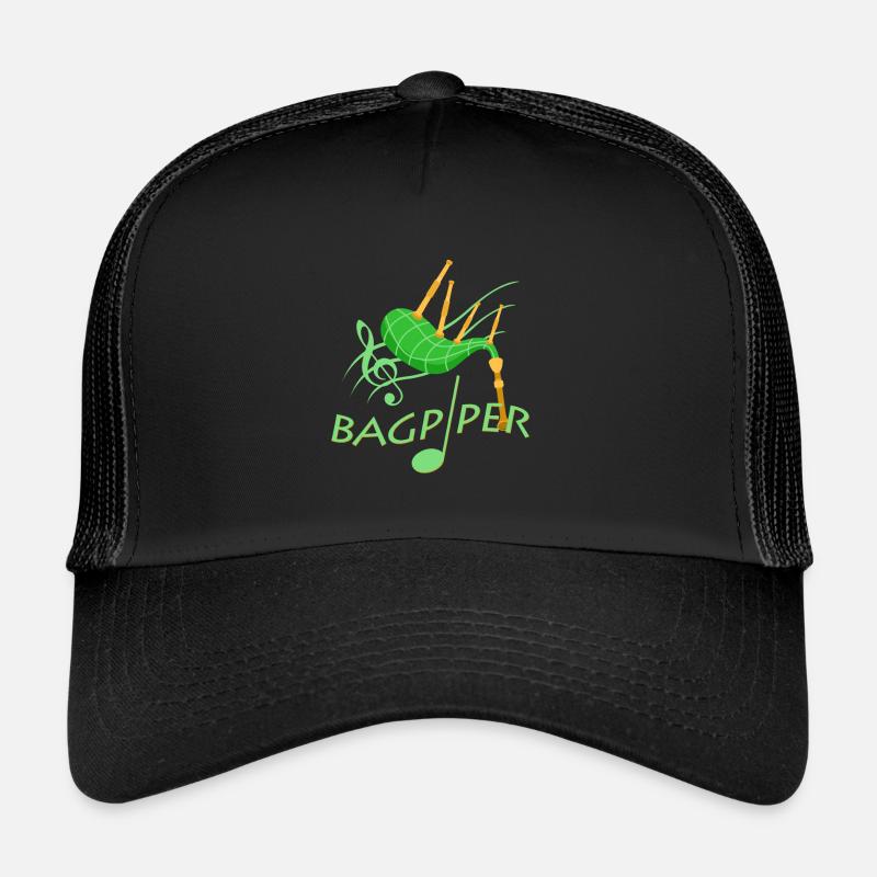 Dudelsack - Trucker Cap - Schwarz/Schwarz
