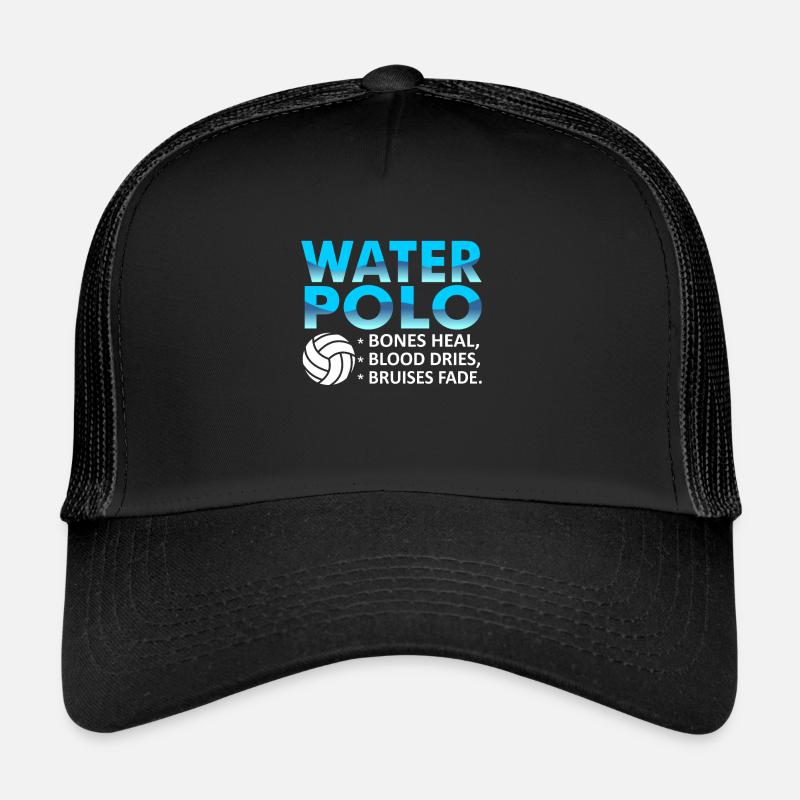 water polo - Trucker Cap - black/black