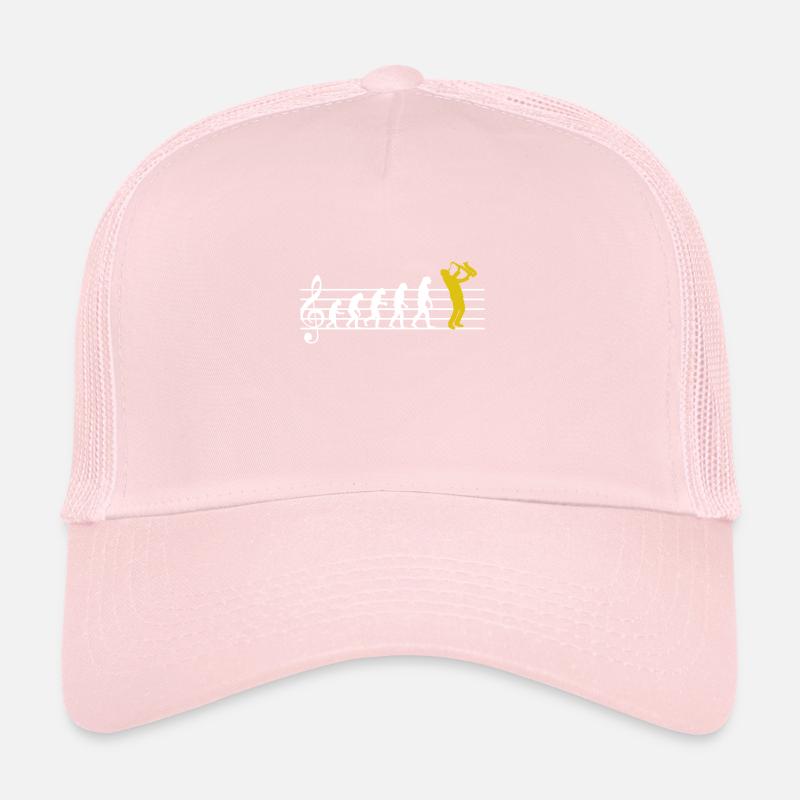 Saxophon Jazz Evolution Saxofon Klassik Musiker Trucker Cap