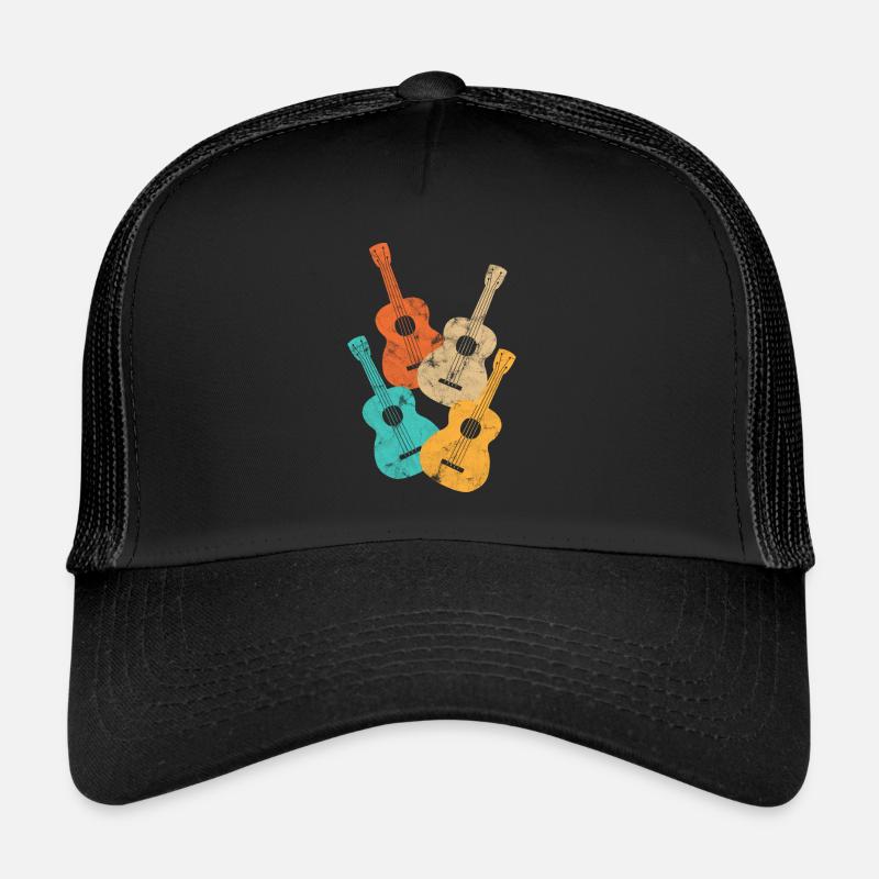 Ukulele Retro Trucker Cap