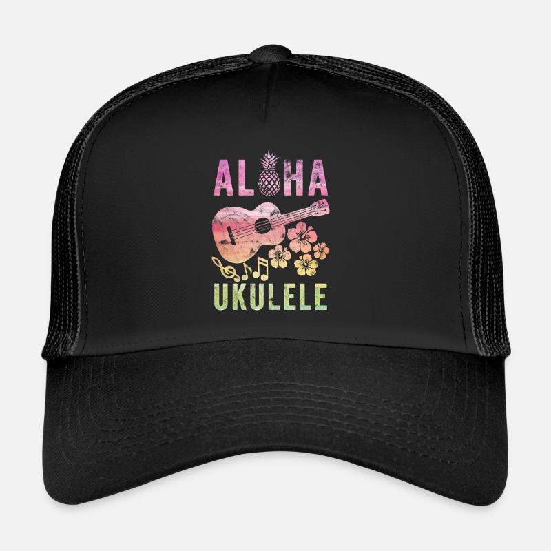 Ukulélé Hawaï Casquette trucker 