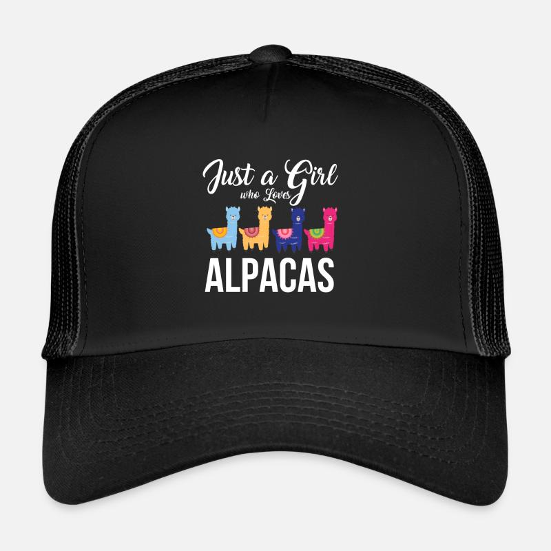 Alpaka - Trucker Cap - Schwarz/Schwarz