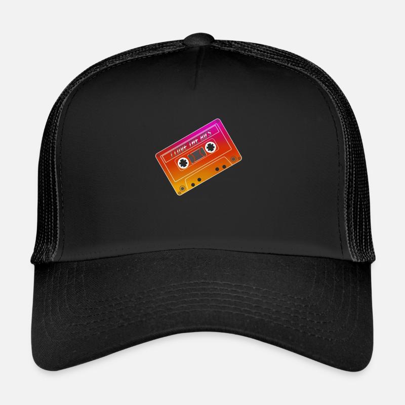 Kassette - Trucker Cap - Schwarz/Schwarz
