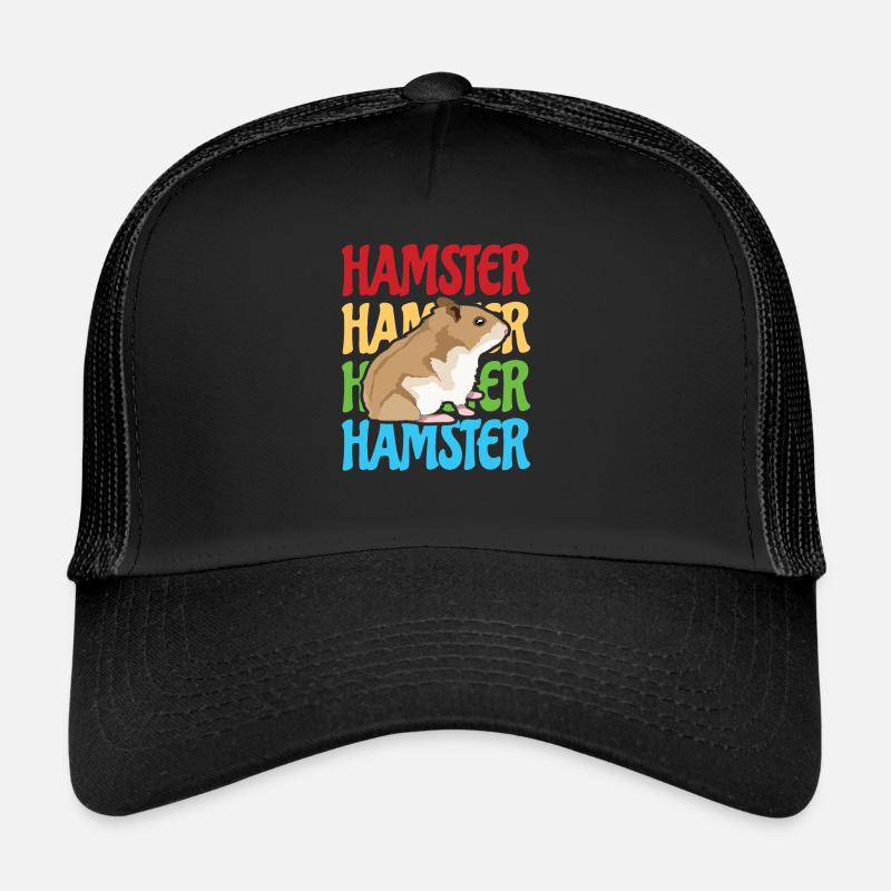 Hamster - Trucker Cap - Schwarz/Schwarz