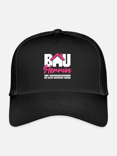 Cadeau pour le propriétaire - Casquette trucker  - noir/noir - Devant
