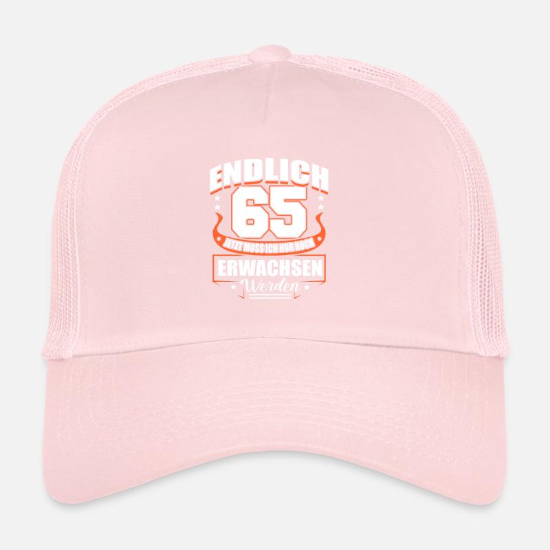 65th birthday Trucker Cap
