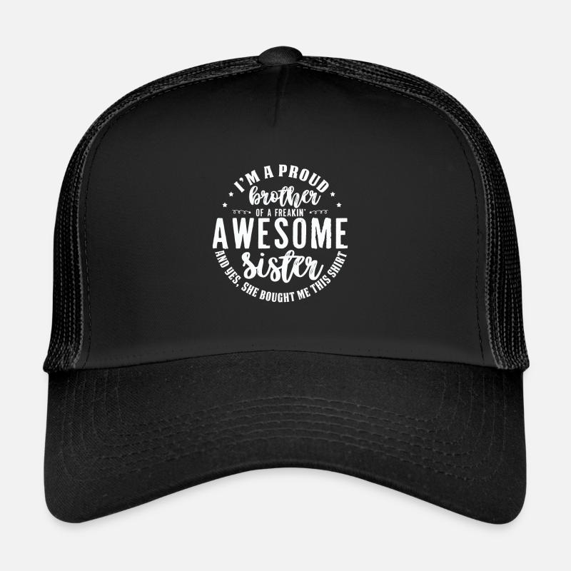 Frère et soeur Casquette trucker 